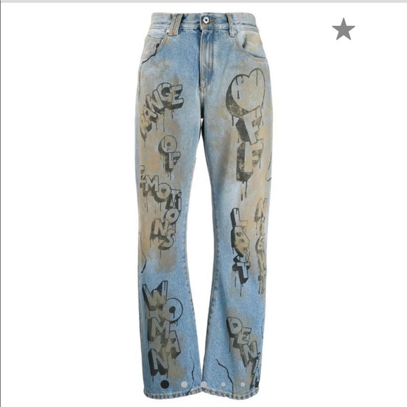 Off-White graffiti jeans - Picture 3 of 13
